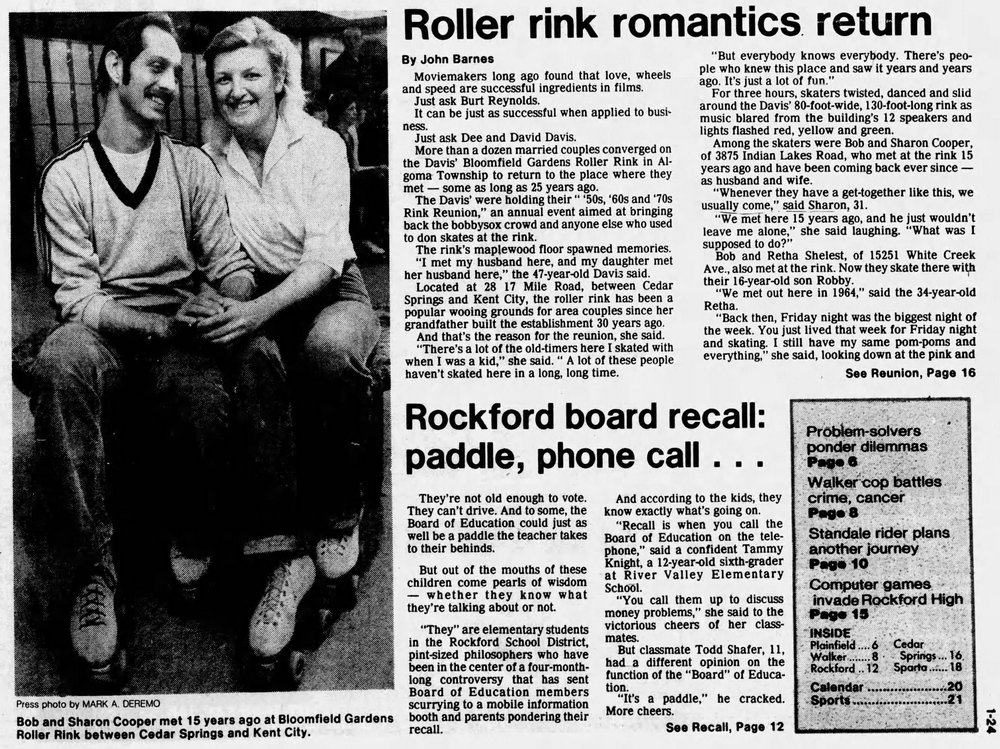 Bloomfield Gardens - Jan 19 1982 Article (newer photo)